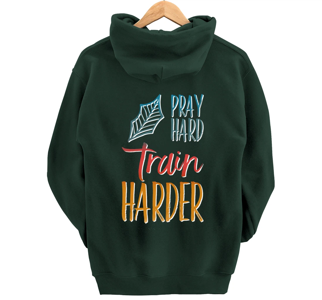 Faith and Fitness New Year Resolution Workout 2022 Pullover Hoodie