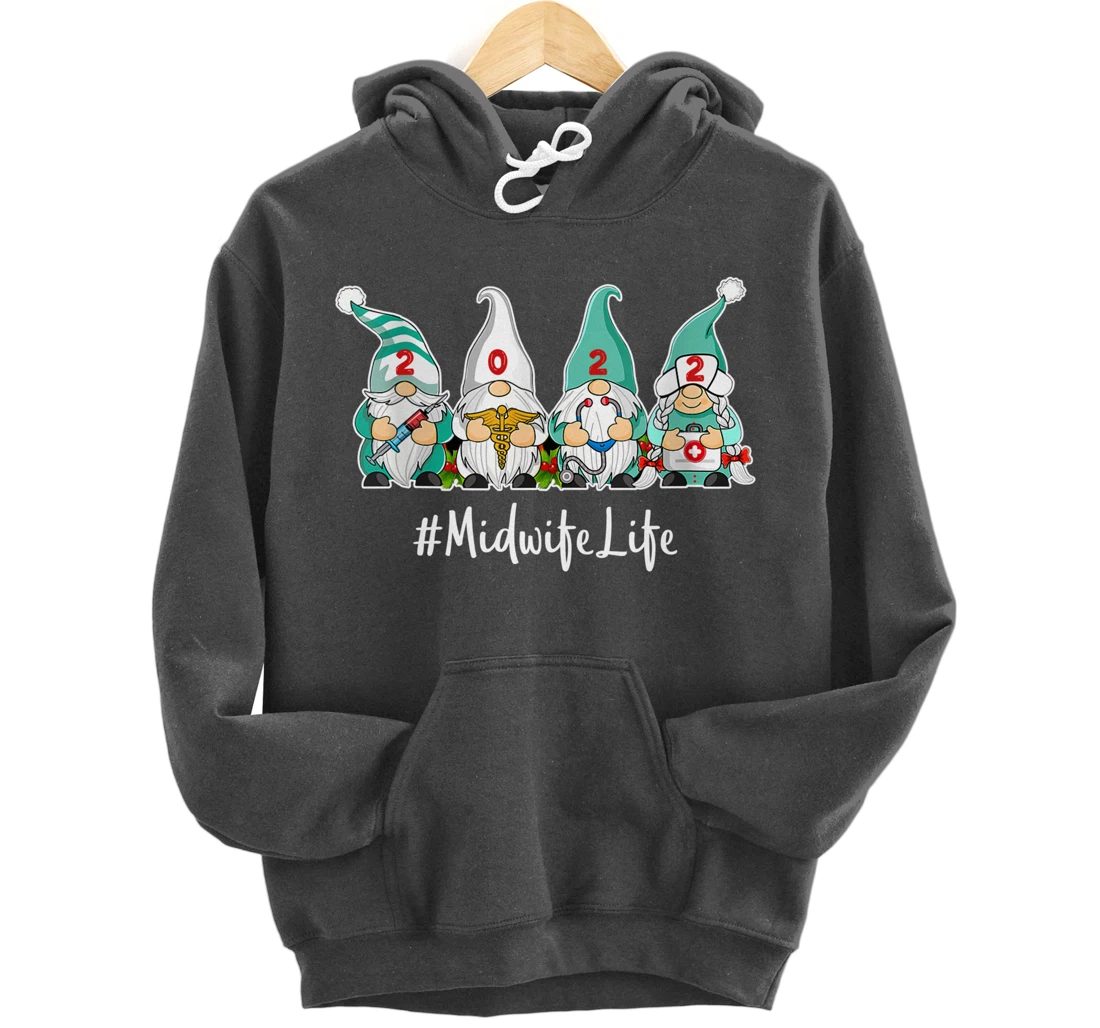 Hello 2022 Nurselife Nurse Life New YEAR MOMMY 2022 Midwife Pullover Hoodie