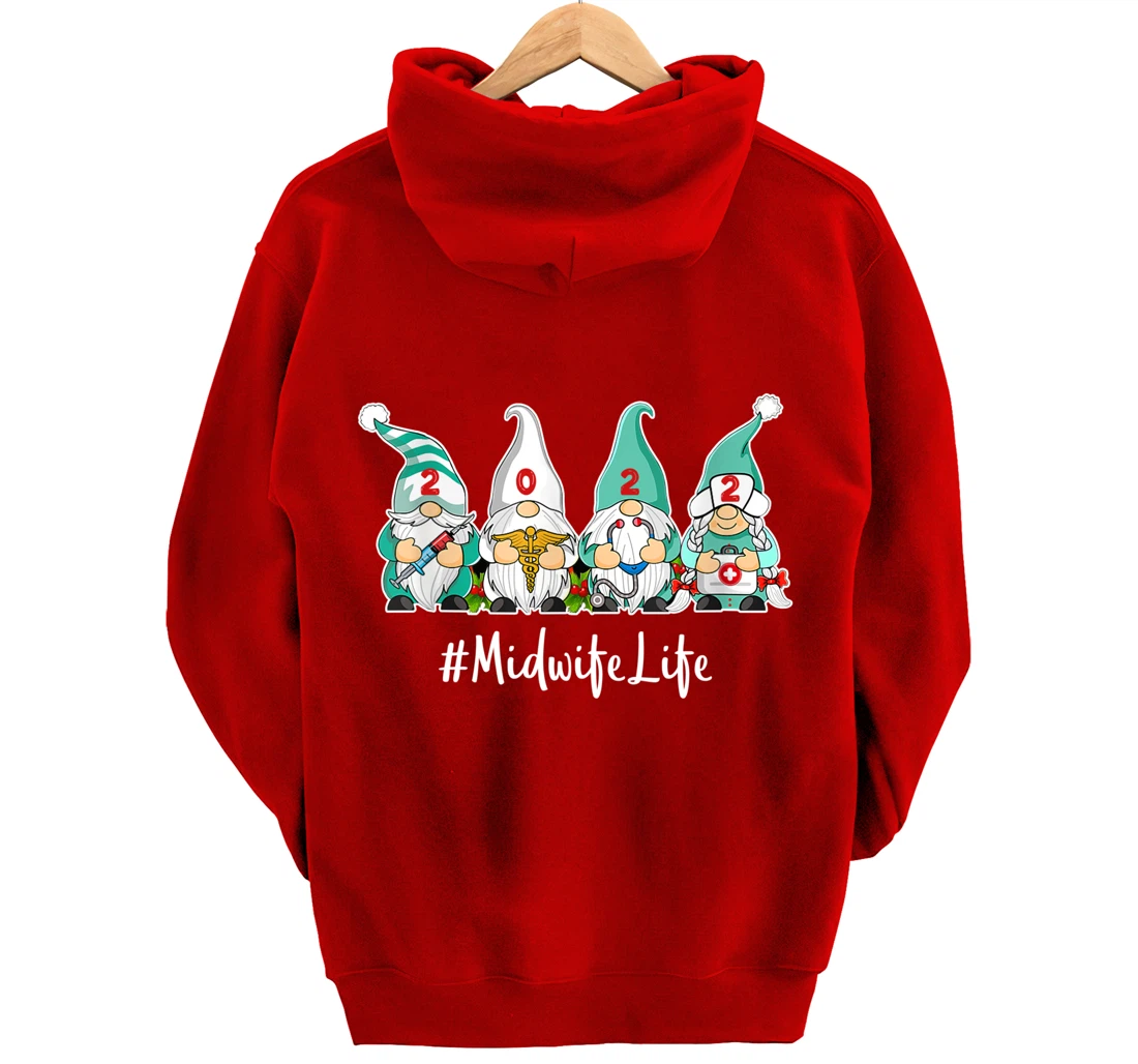 Hello 2022 Nurselife Nurse Life New YEAR MOMMY 2022 Midwife Pullover Hoodie