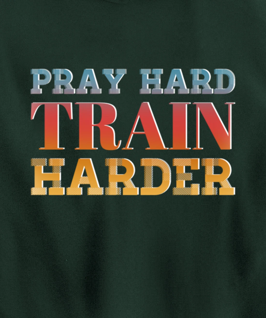 Faith and Fitness New Year Resolution Sports 2022 Pullover Hoodie