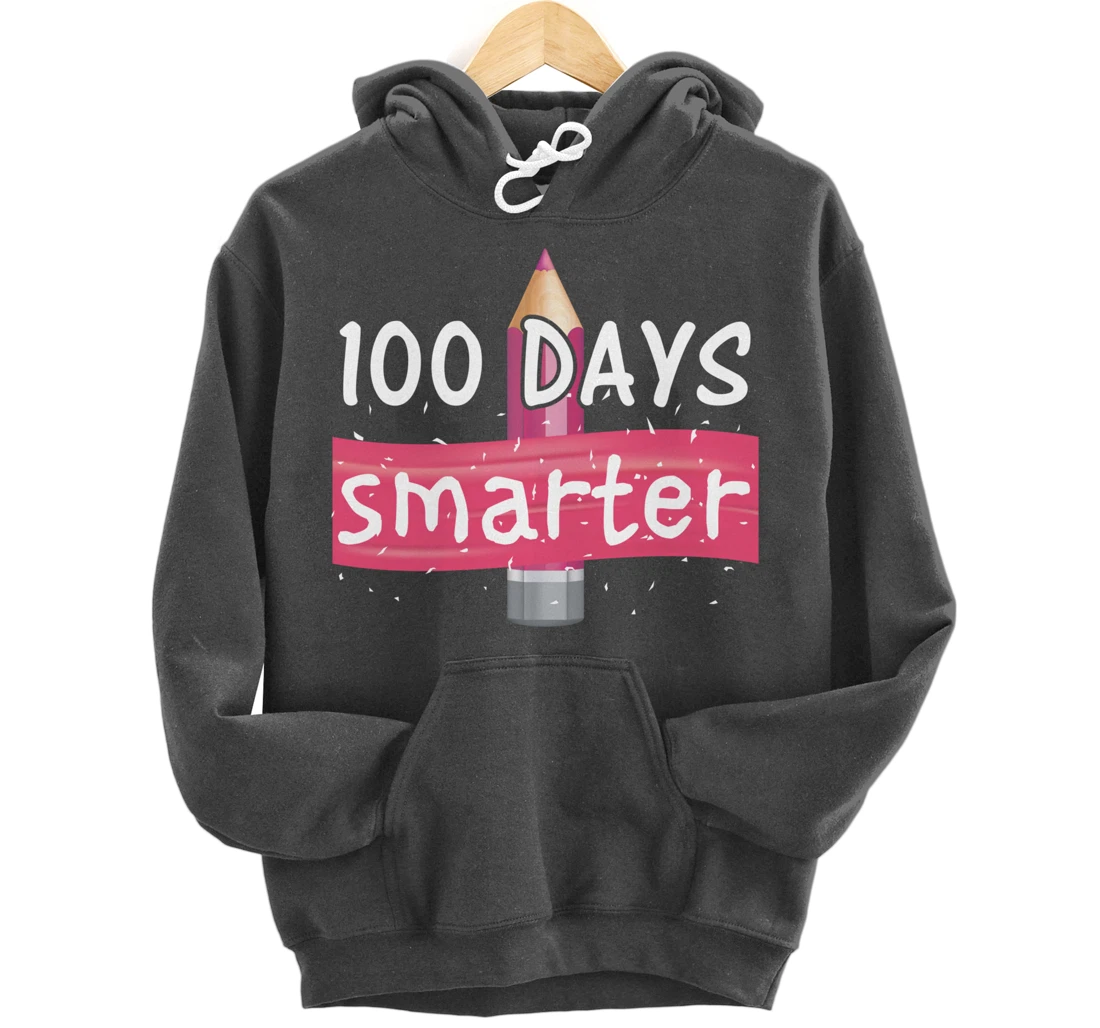 100th Days Smarter Costume Teacher or Student Pullover Hoodie