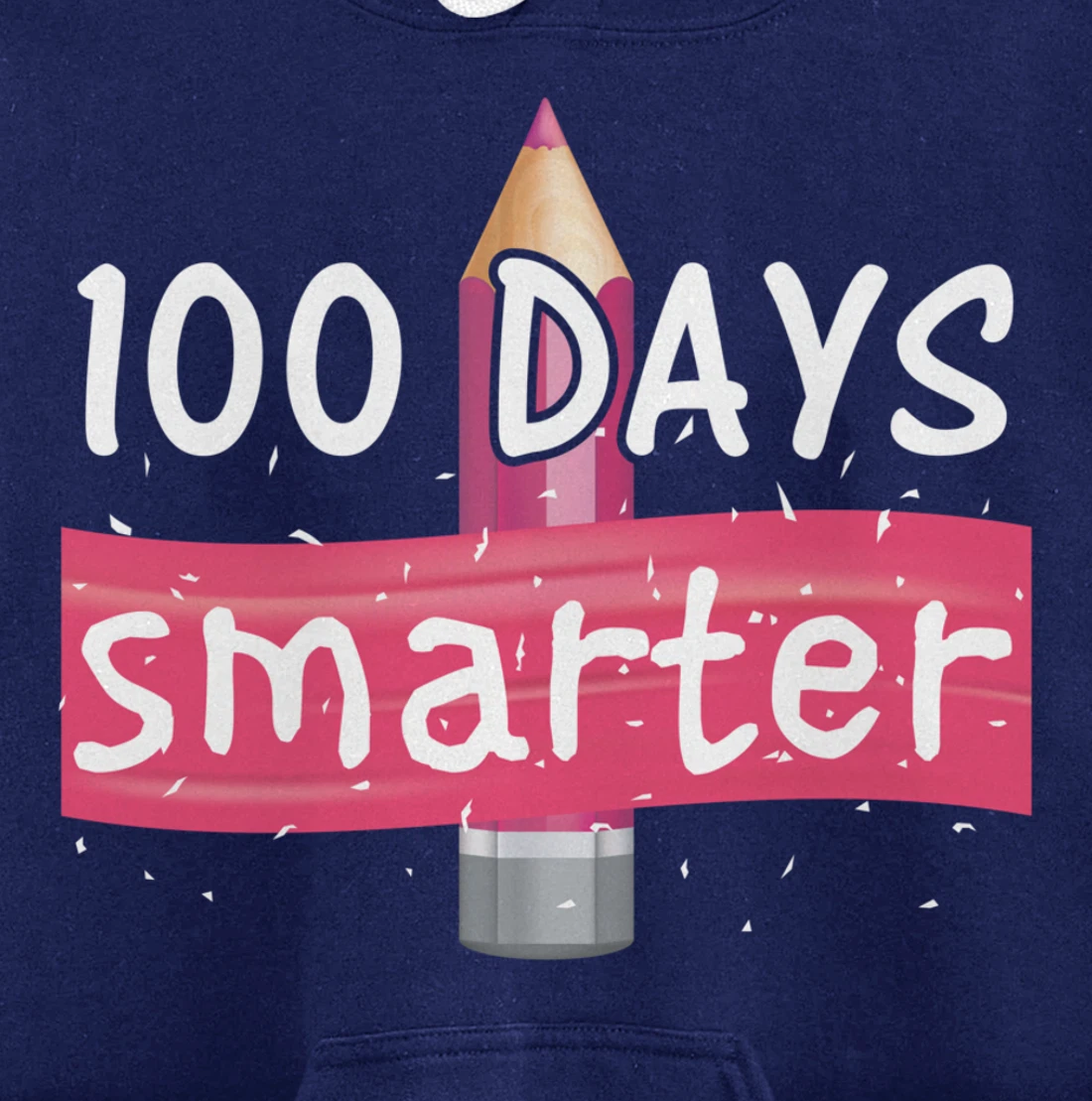 100th Days Smarter Costume Teacher or Student Pullover Hoodie