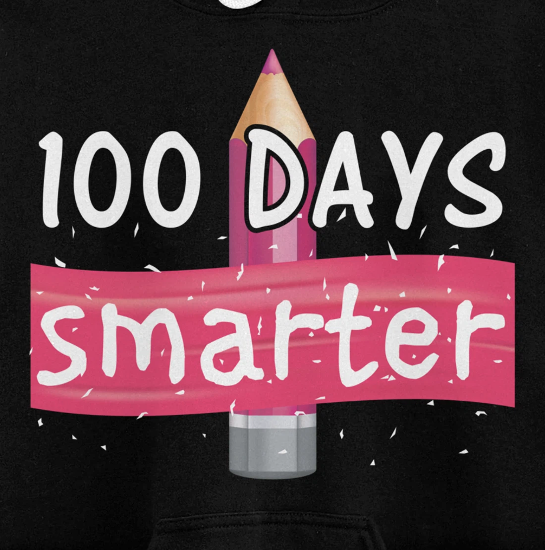 100th Days Smarter Costume Teacher or Student Pullover Hoodie
