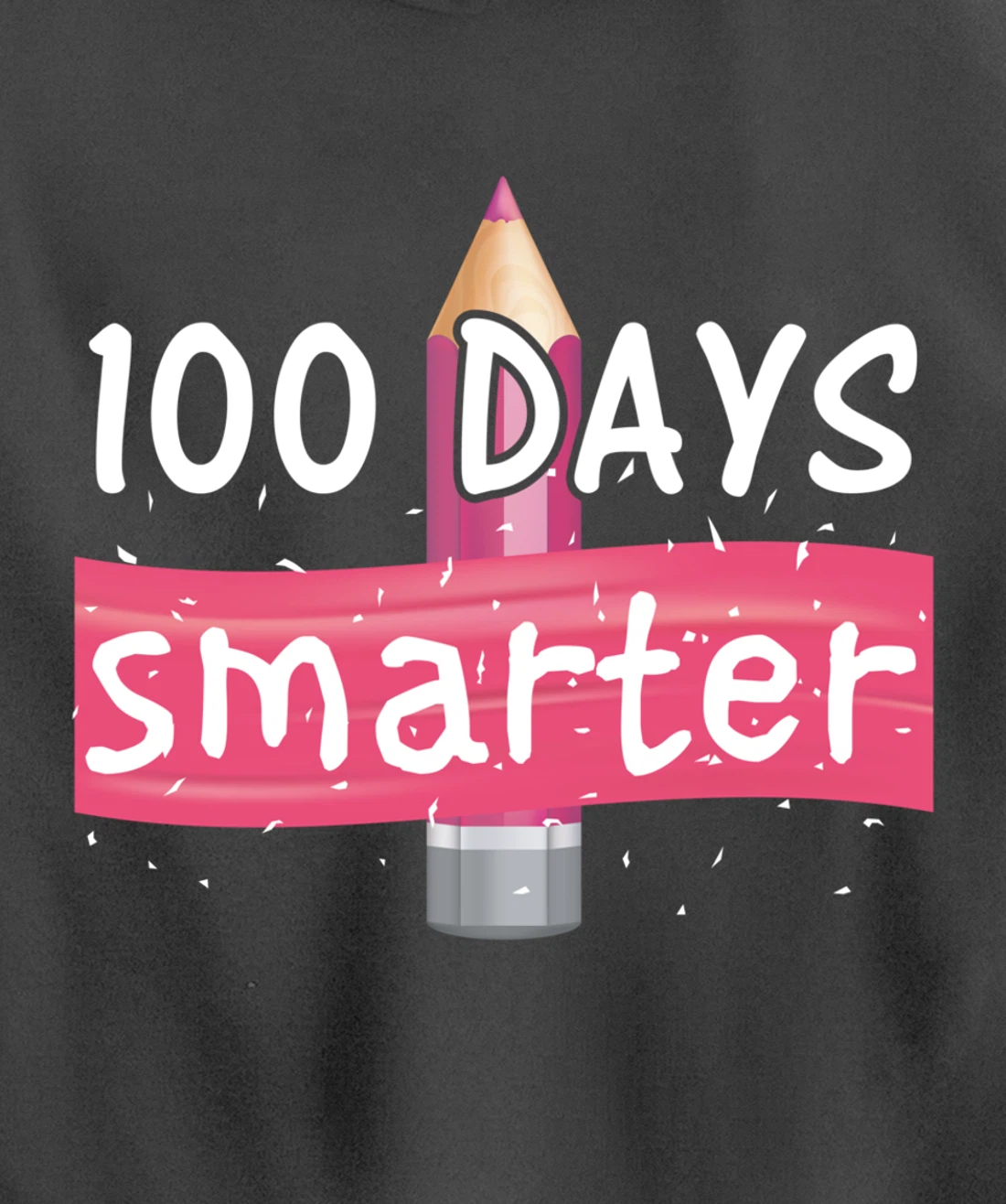 100th Days Smarter Costume Teacher or Student Pullover Hoodie