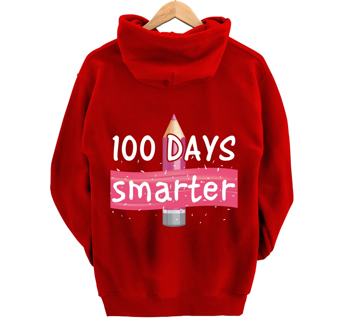100th Days Smarter Costume Teacher or Student Pullover Hoodie