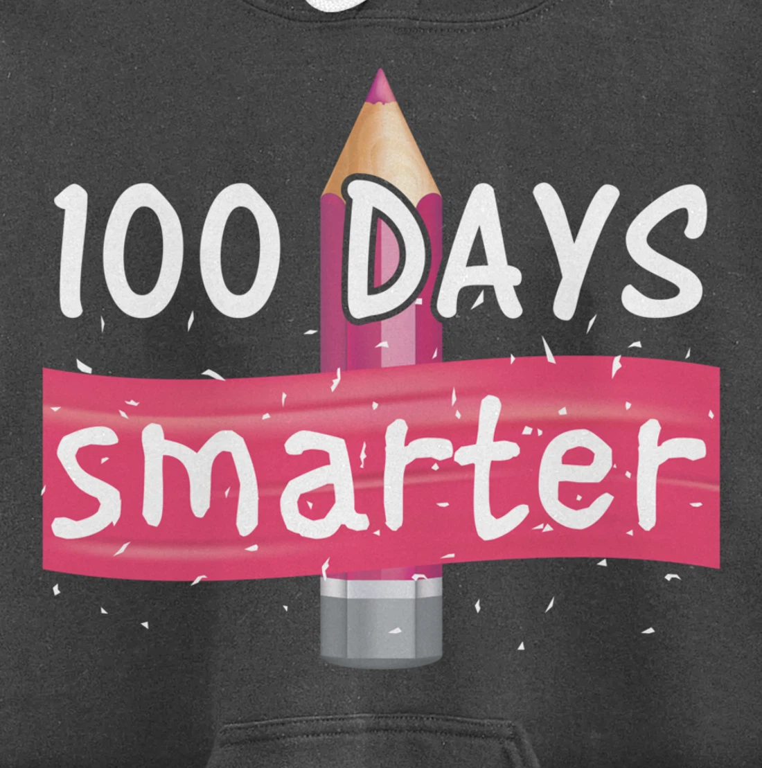 100th Days Smarter Costume Teacher or Student Pullover Hoodie