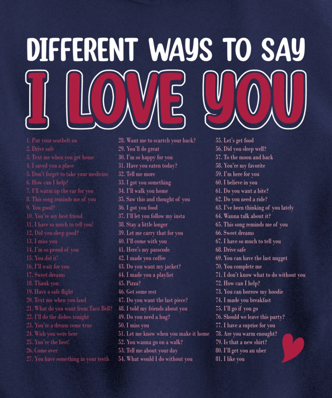Different Ways To Say-I Love You Retro Hippie Valentine Pullover Hoodie
