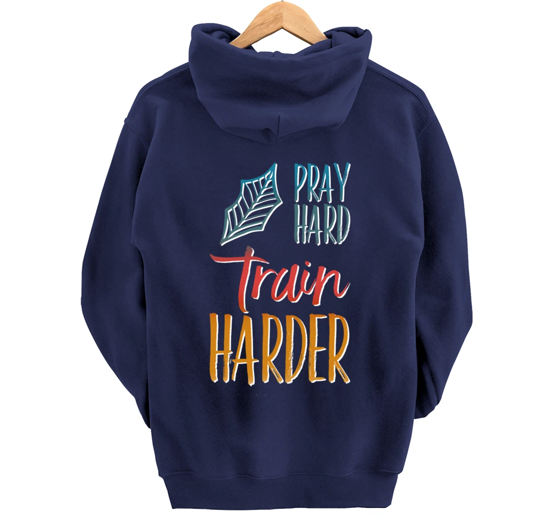 Faith and Fitness New Year Resolution Workout 2022 Pullover Hoodie