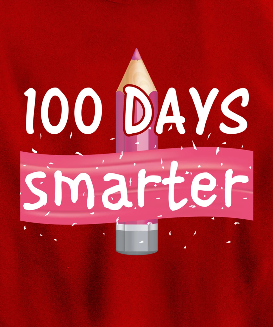 100th Days Smarter Costume Teacher or Student Pullover Hoodie