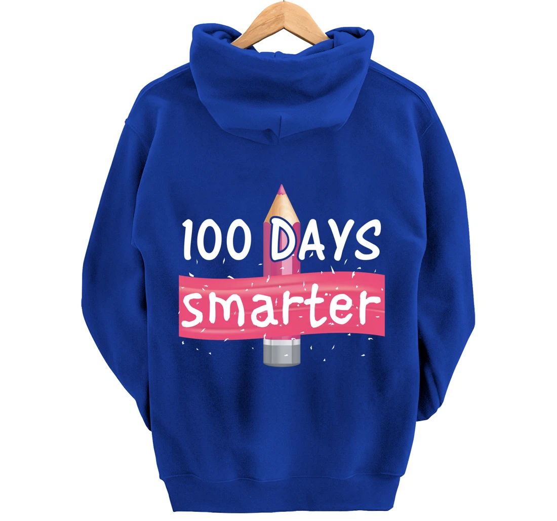 100th Days Smarter Costume Teacher or Student Pullover Hoodie