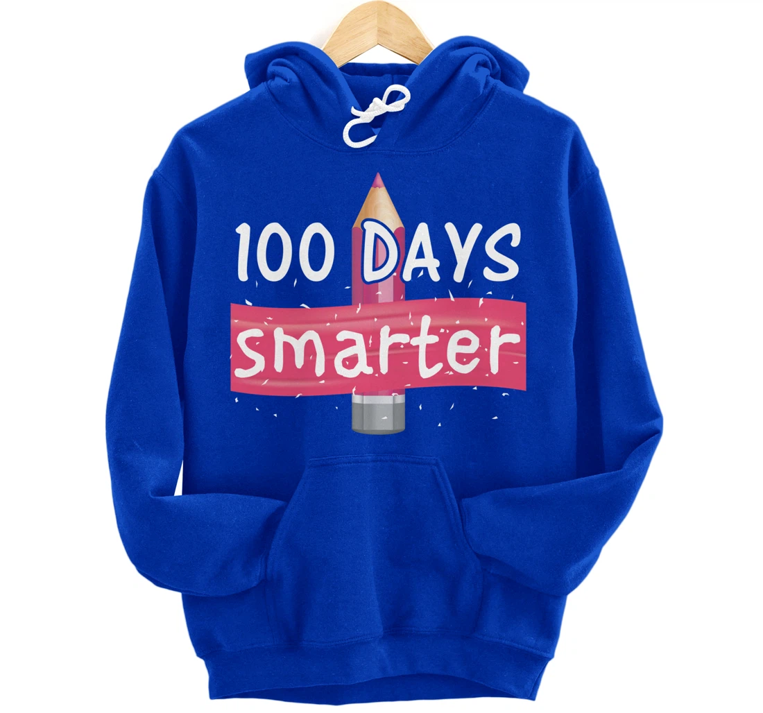 100th Days Smarter Costume Teacher or Student Pullover Hoodie