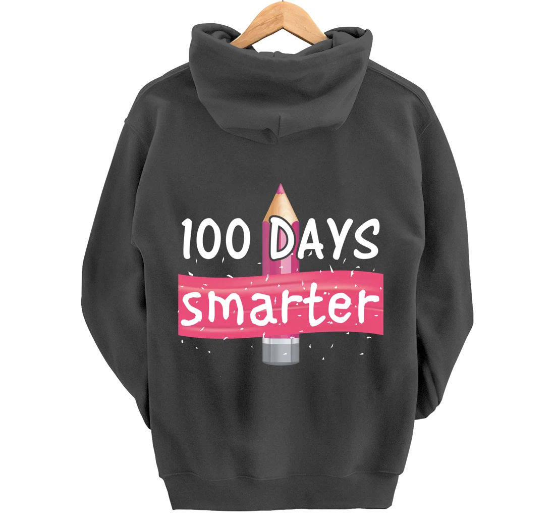 100th Days Smarter Costume Teacher or Student Pullover Hoodie