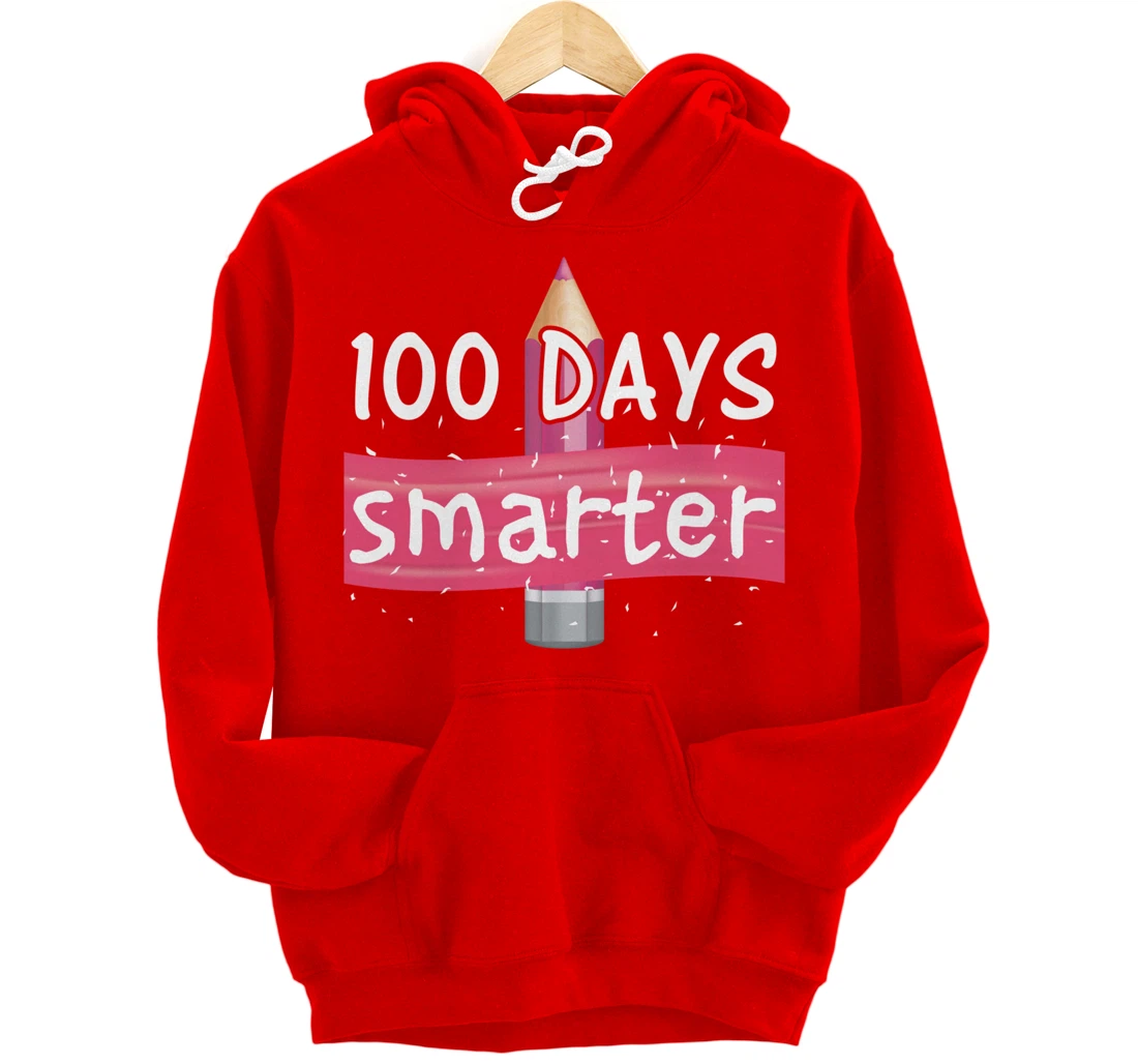 100th Days Smarter Costume Teacher or Student Pullover Hoodie