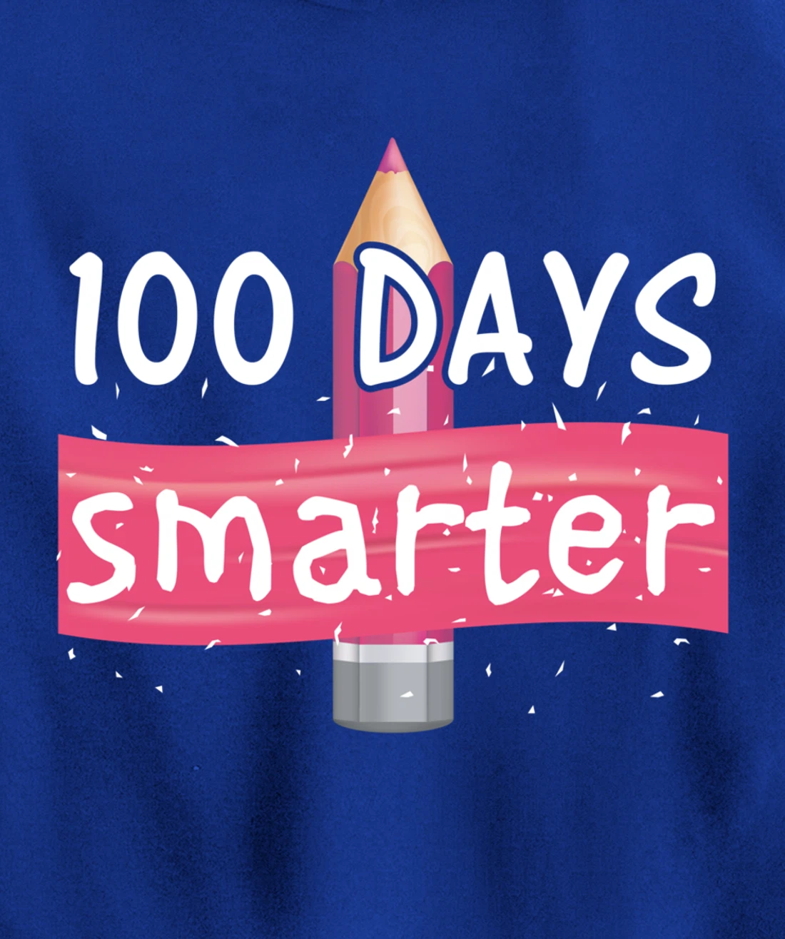 100th Days Smarter Costume Teacher or Student Pullover Hoodie