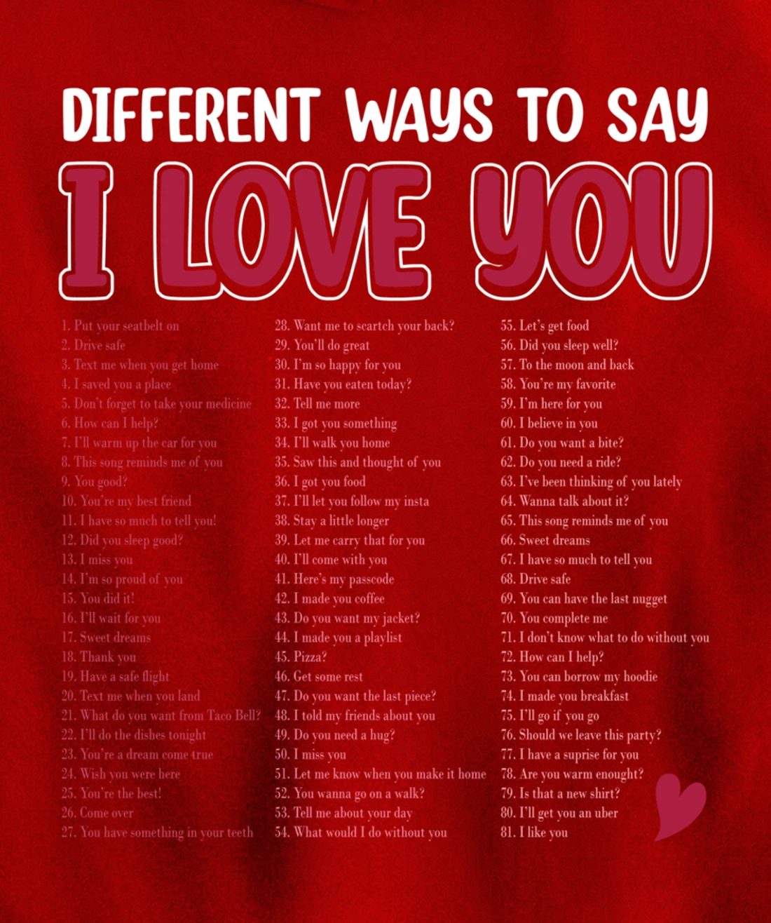 Different Ways To Say-I Love You Retro Hippie Valentine Pullover Hoodie