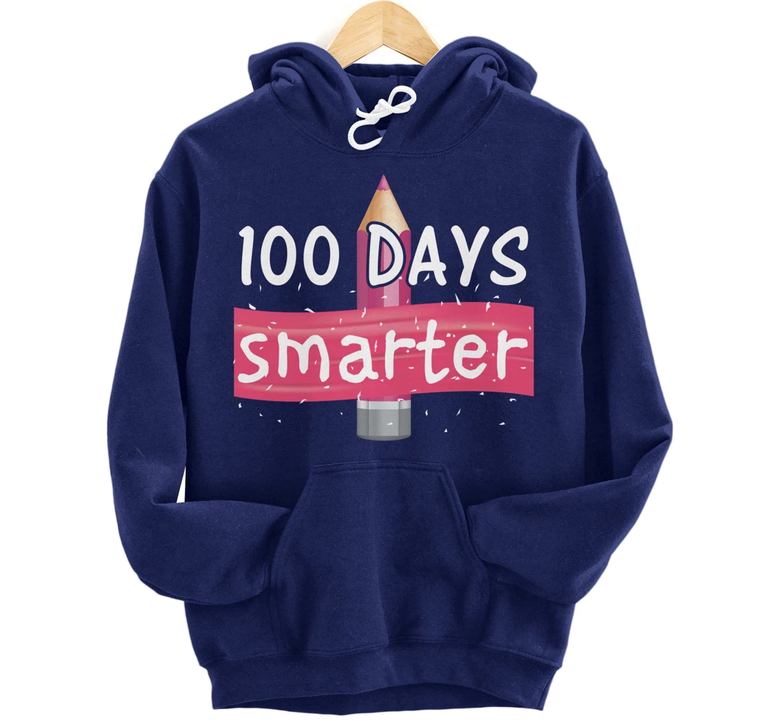 100th Days Smarter Costume Teacher or Student Pullover Hoodie