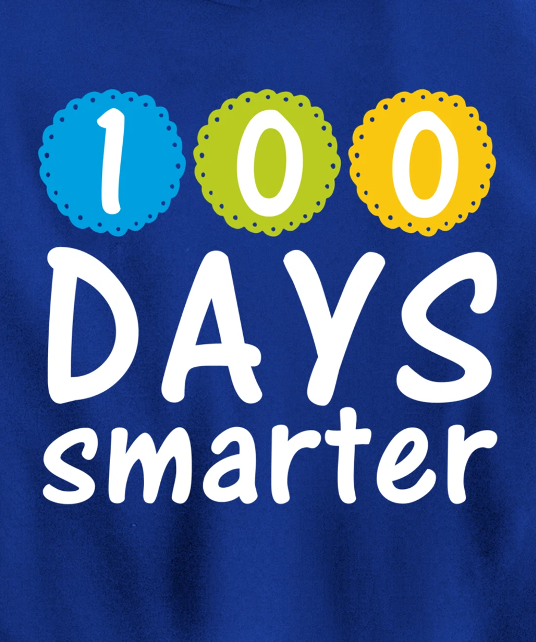 100th Days Smarter Costume Teacher or Student Pullover Hoodie