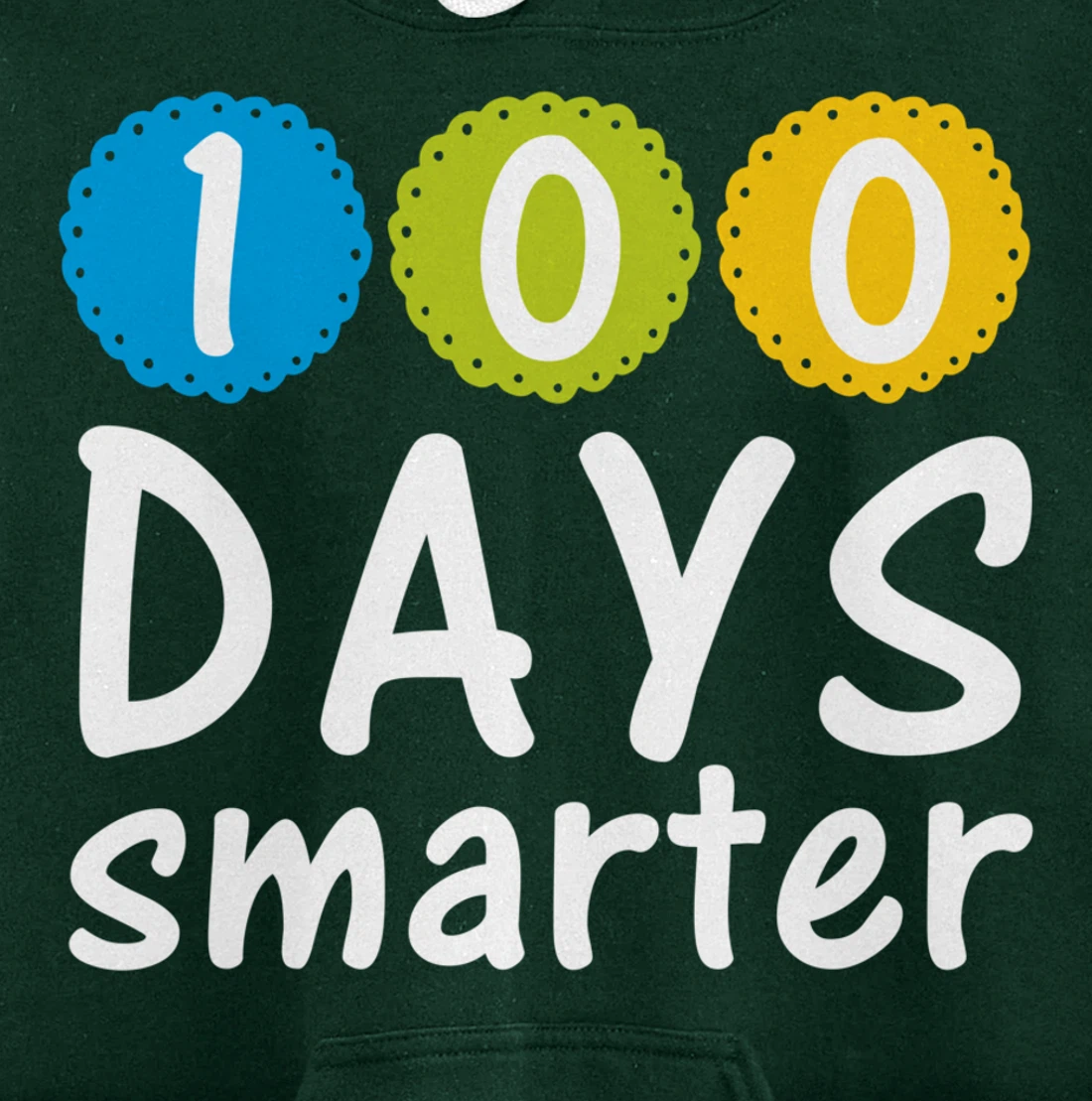 100th Days Smarter Costume Teacher or Student Pullover Hoodie