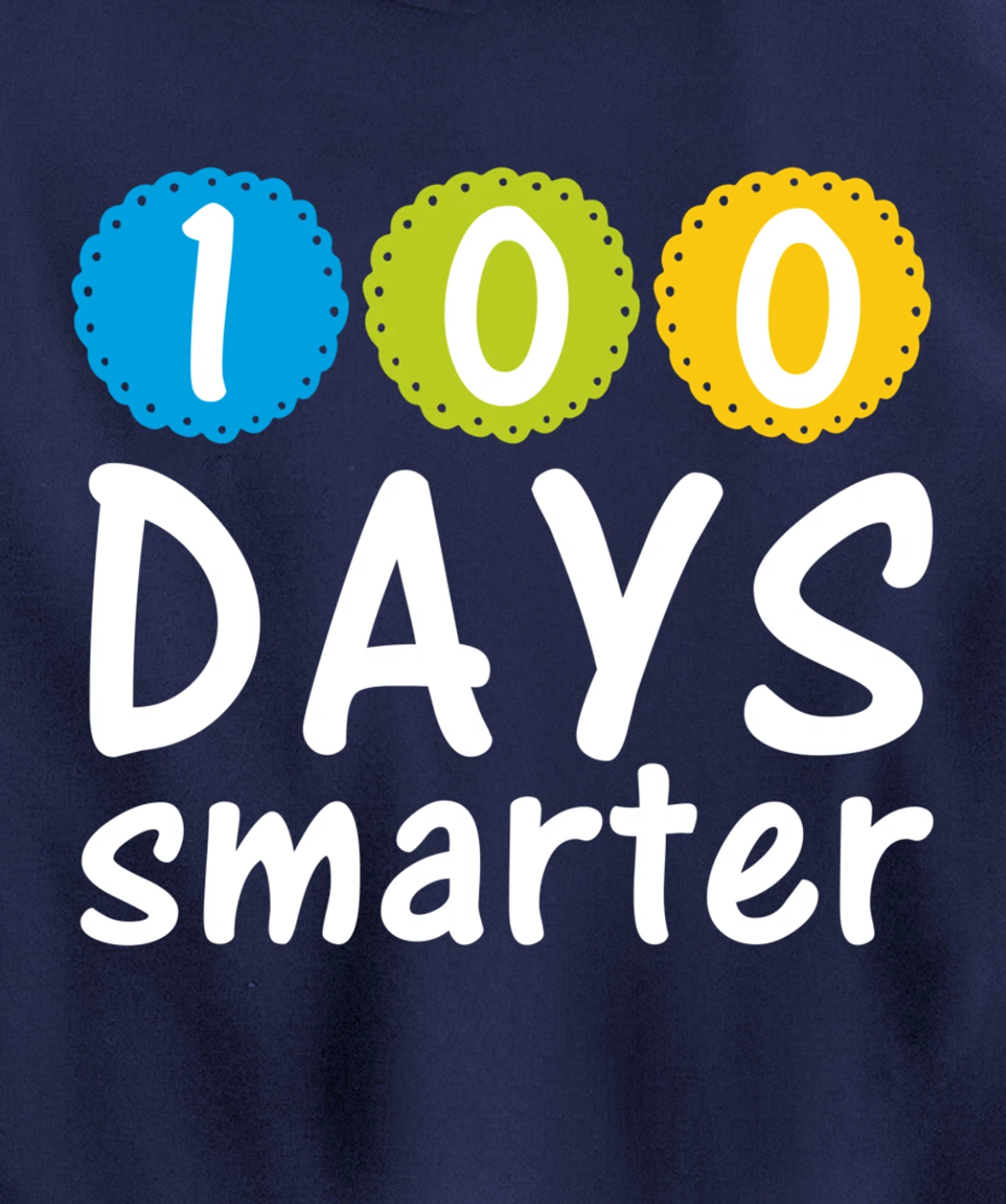 100th Days Smarter Costume Teacher or Student Pullover Hoodie