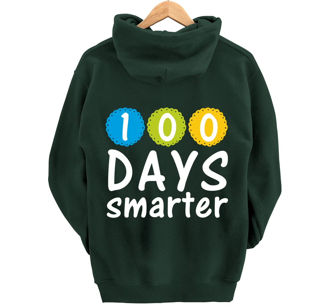 100th Days Smarter Costume Teacher or Student Pullover Hoodie