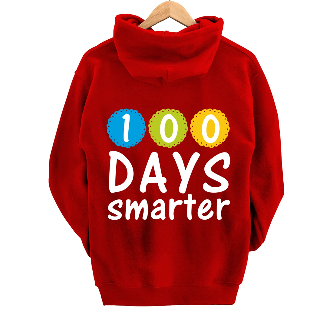 100th Days Smarter Costume Teacher or Student Pullover Hoodie