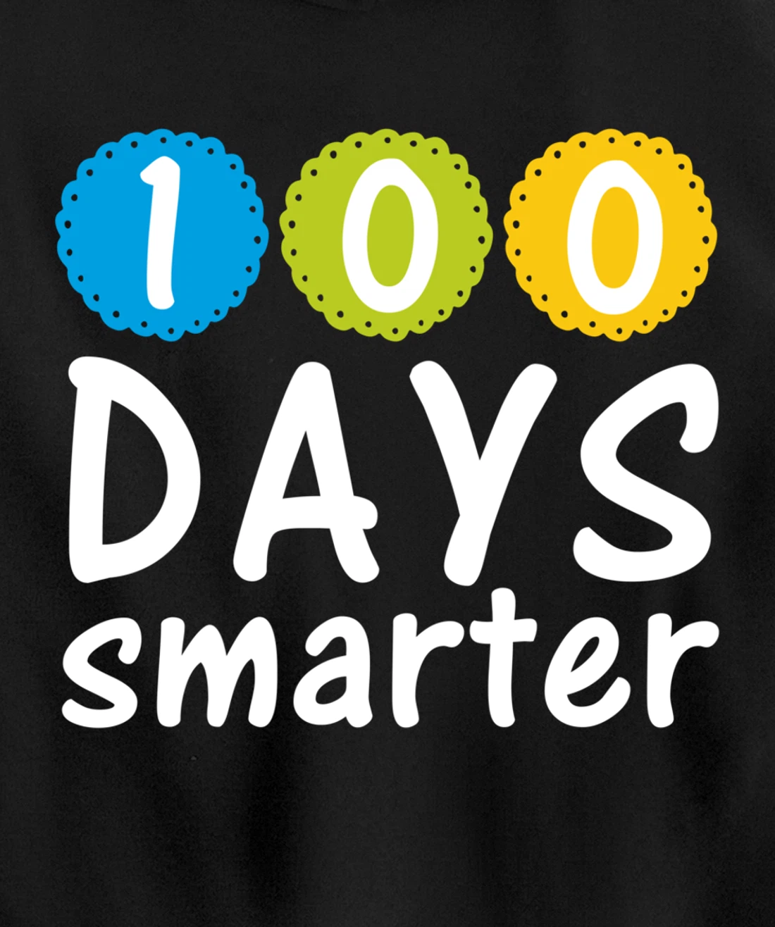 100th Days Smarter Costume Teacher or Student Pullover Hoodie