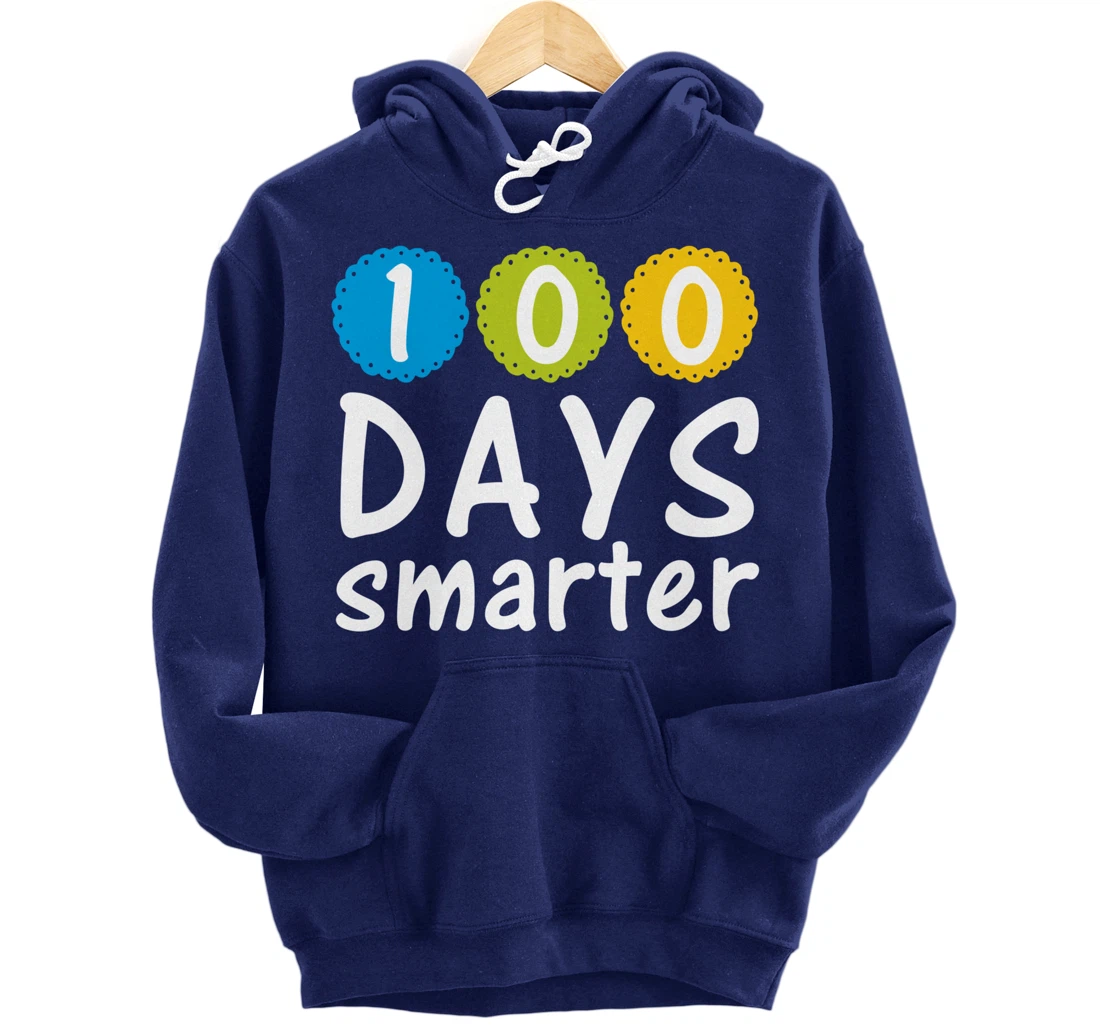 100th Days Smarter Costume Teacher or Student Pullover Hoodie
