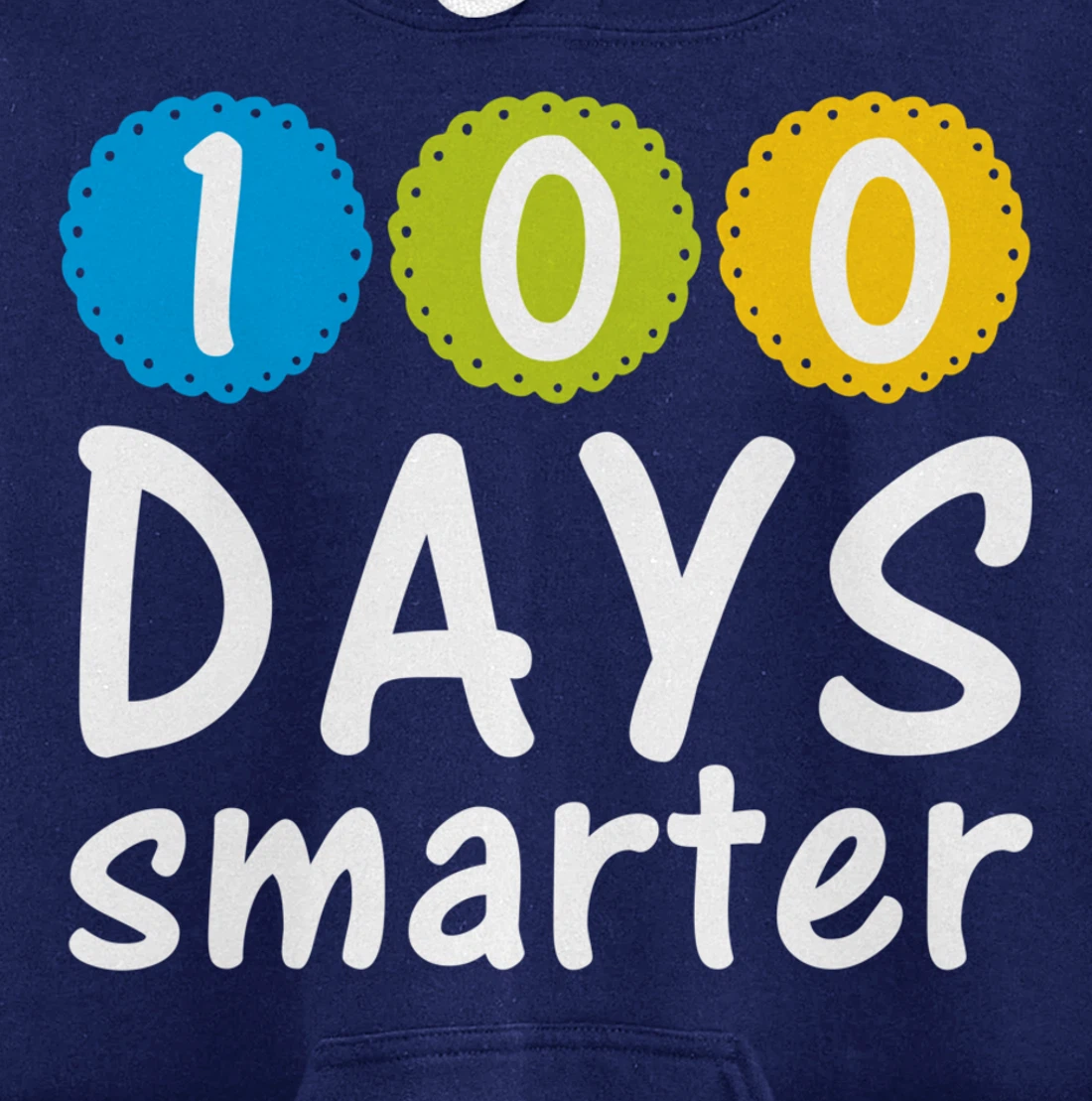 100th Days Smarter Costume Teacher or Student Pullover Hoodie