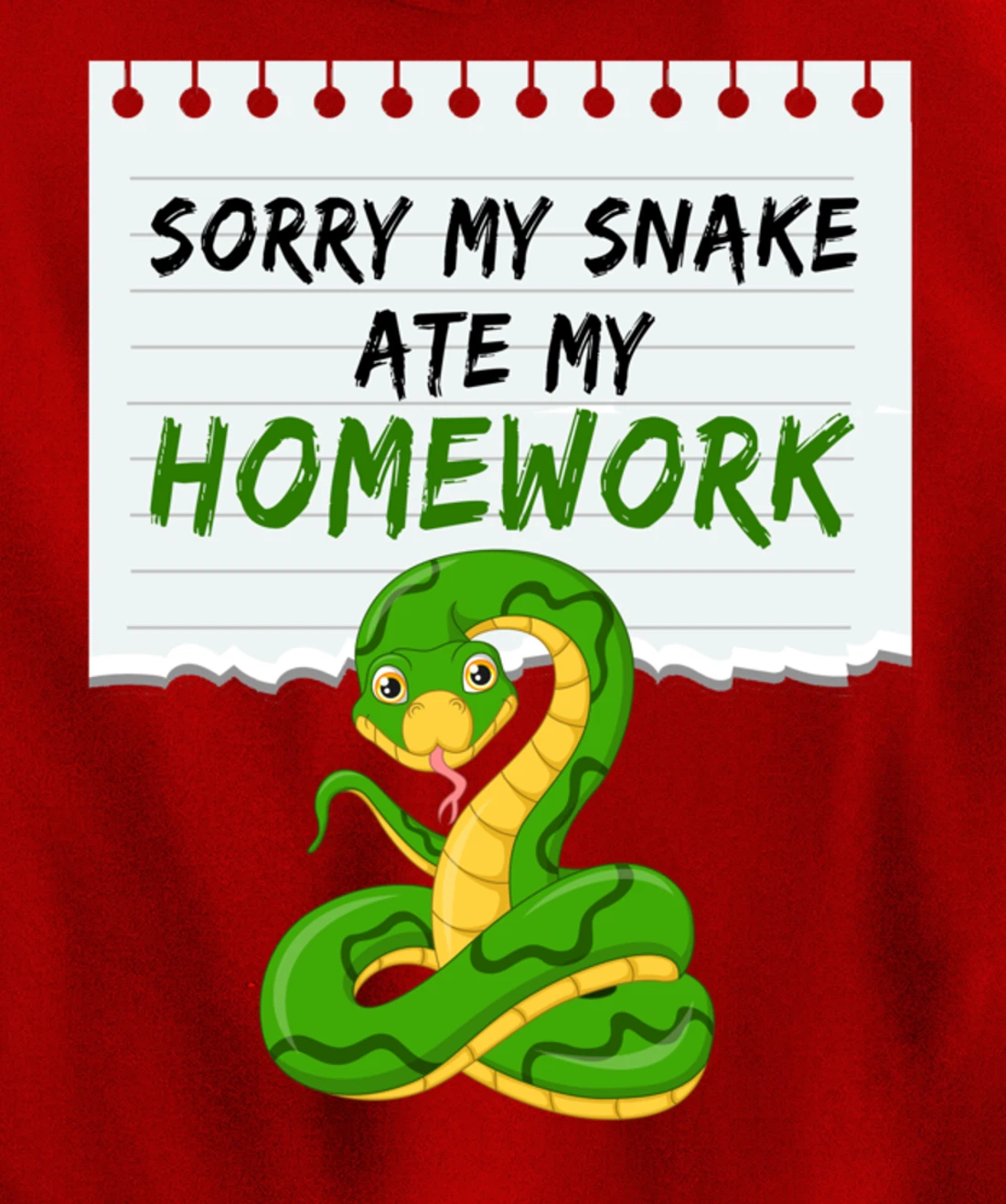 Sorry My Snake My Artwork Snake Pullover Hoodie