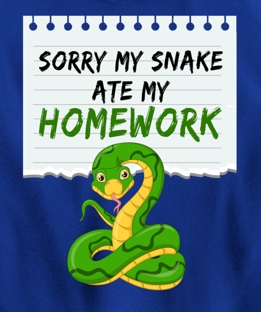 Sorry My Snake My Artwork Snake Pullover Hoodie