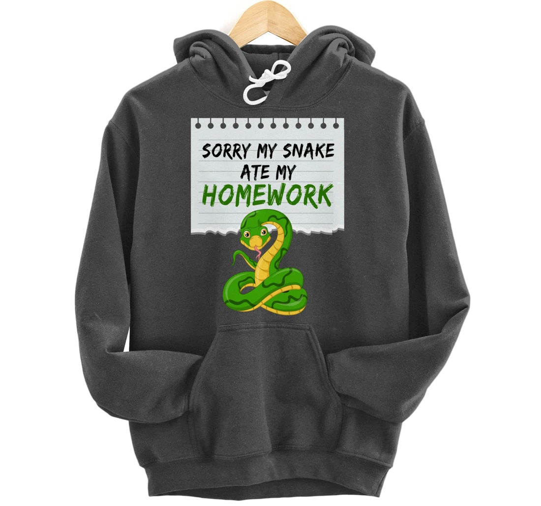 Sorry My Snake My Artwork Snake Pullover Hoodie