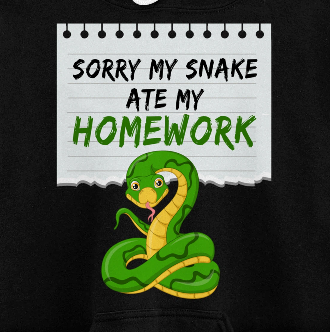 Sorry My Snake My Artwork Snake Pullover Hoodie