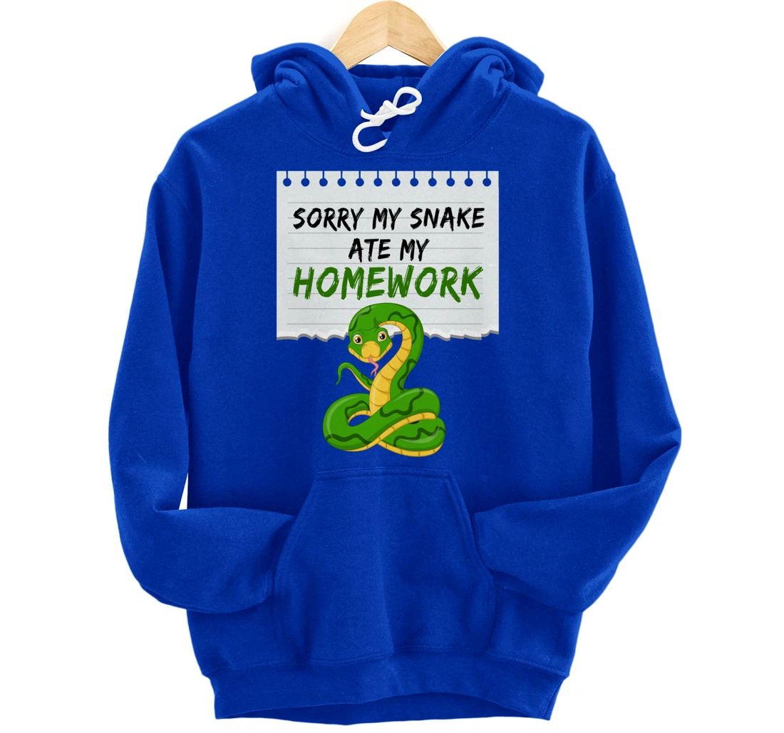 Sorry My Snake My Artwork Snake Pullover Hoodie