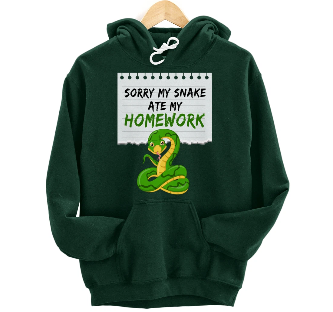 Sorry My Snake My Artwork Snake Pullover Hoodie