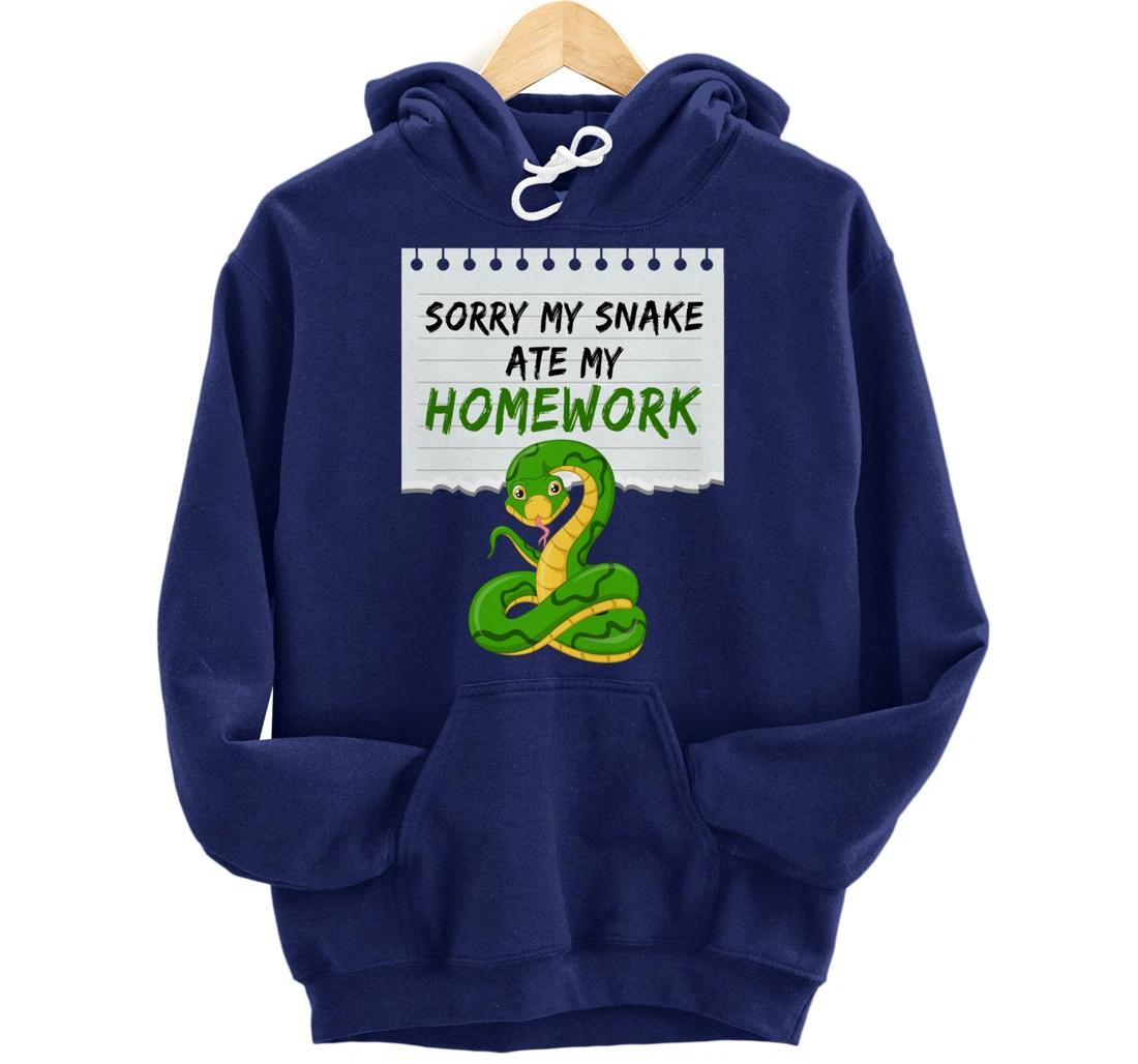 Sorry My Snake My Artwork Snake Pullover Hoodie