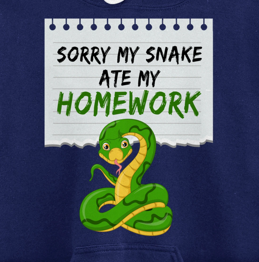 Sorry My Snake My Artwork Snake Pullover Hoodie