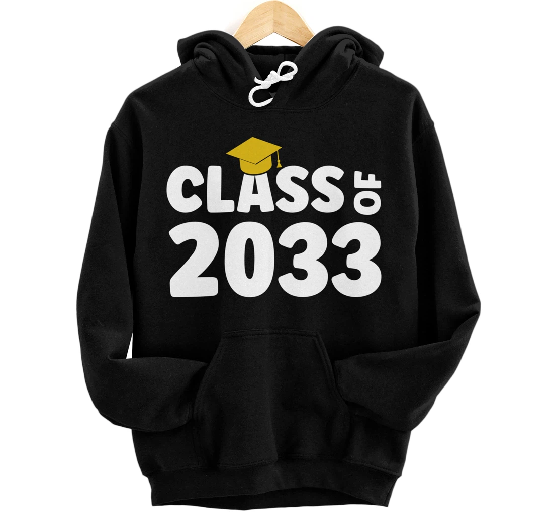 Preschool First Day Of School Kindergarten Class Of 2033 Pullover Hoodie