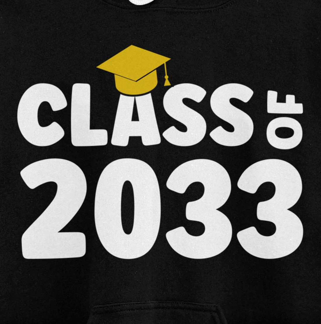Preschool First Day Of School Kindergarten Class Of 2033 Pullover Hoodie