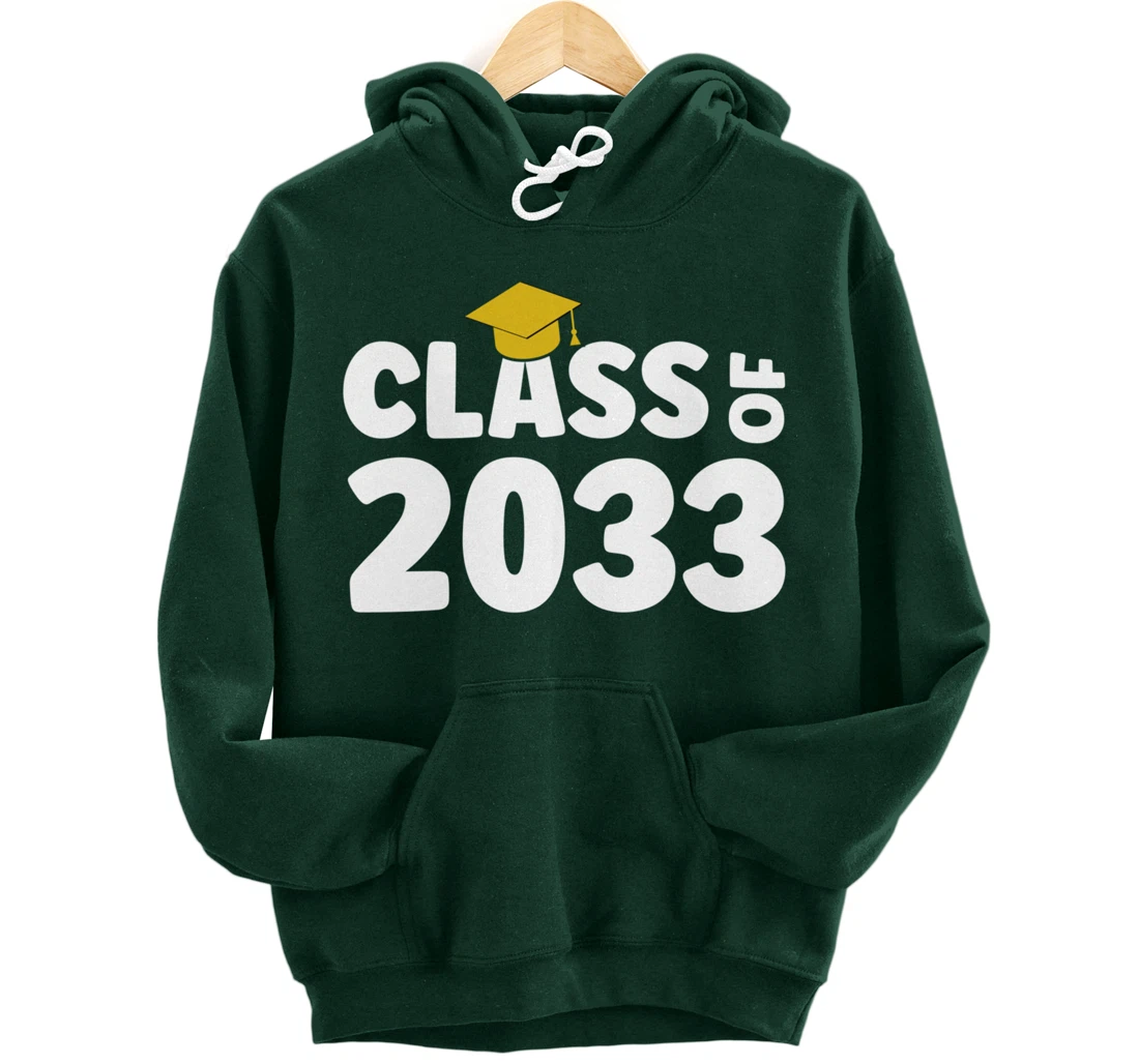 Preschool First Day Of School Kindergarten Class Of 2033 Pullover Hoodie