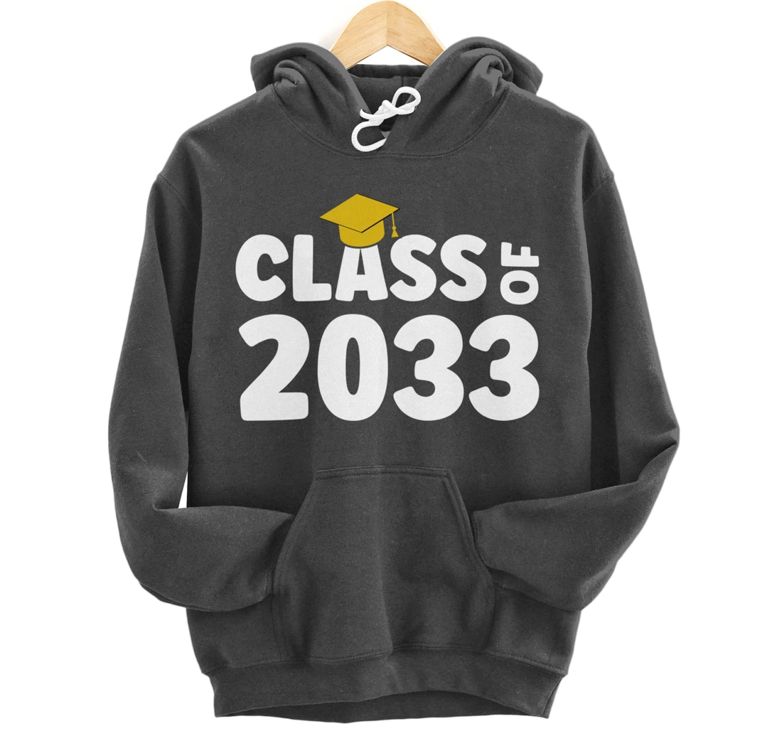 Preschool First Day Of School Kindergarten Class Of 2033 Pullover Hoodie