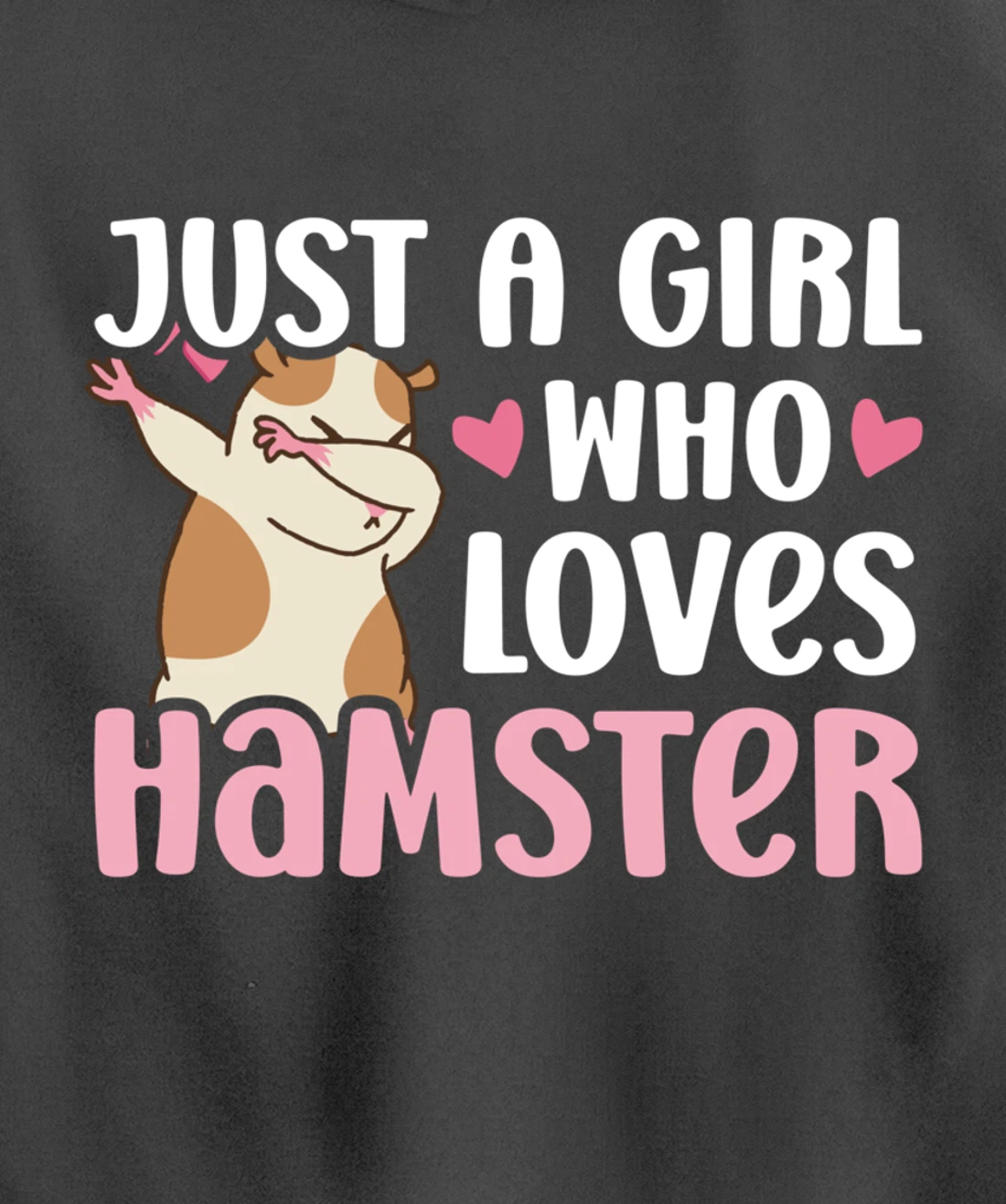 Hamster Lover Girl Women Cute Dabbing Hamster Pet Owner Pullover Hoodie