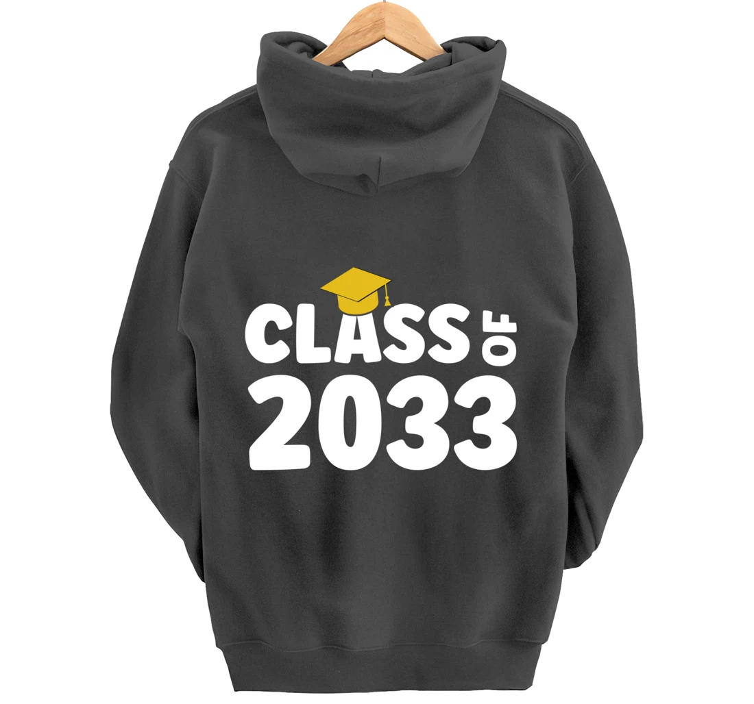 Preschool First Day Of School Kindergarten Class Of 2033 Pullover Hoodie