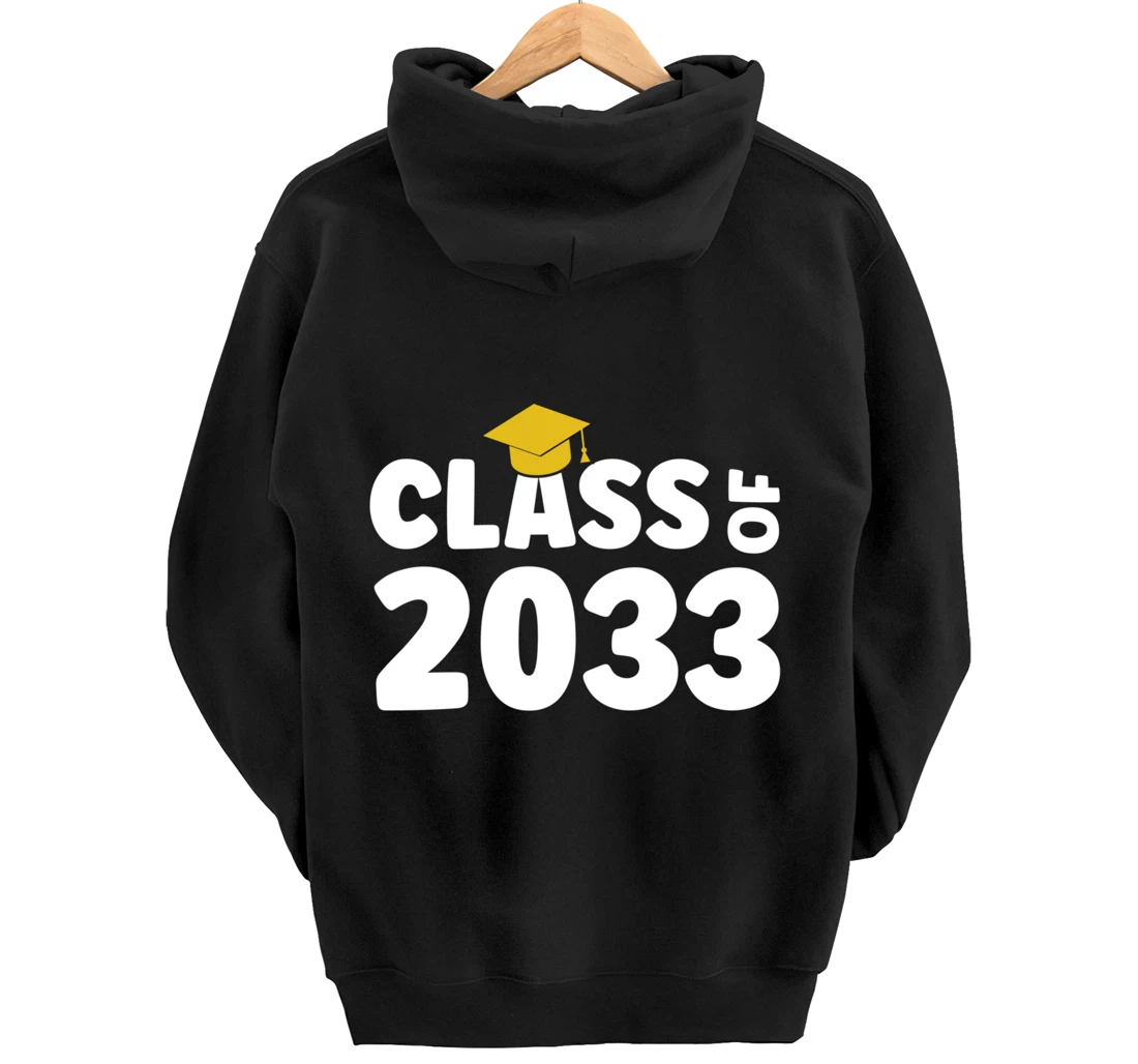 Preschool First Day Of School Kindergarten Class Of 2033 Pullover Hoodie
