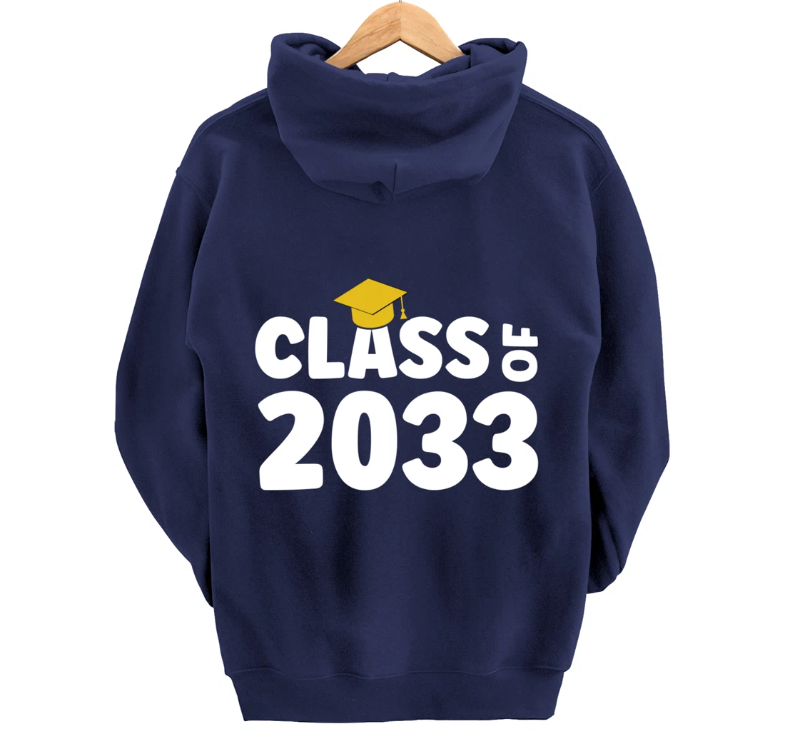 Preschool First Day Of School Kindergarten Class Of 2033 Pullover Hoodie