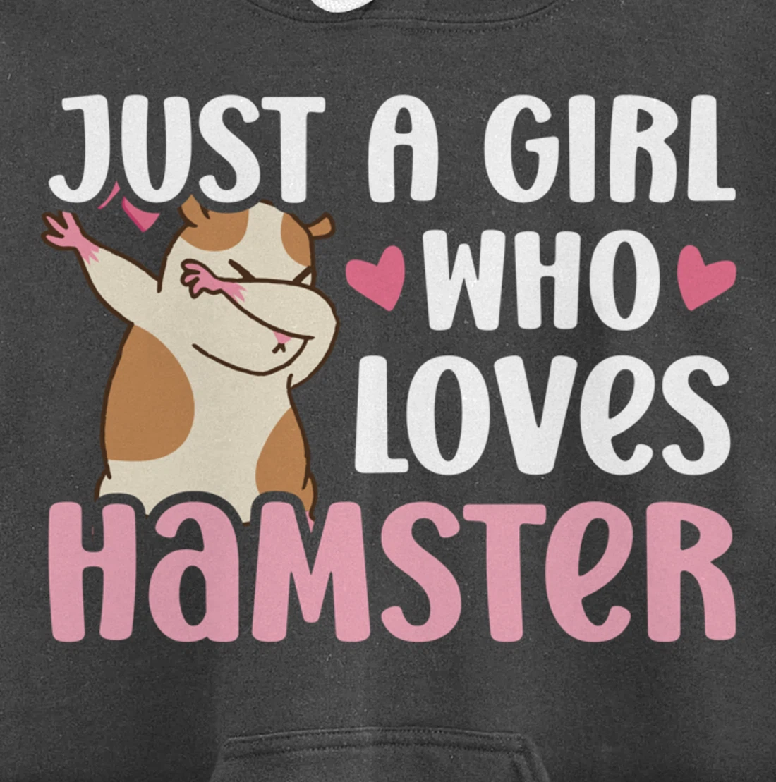 Hamster Lover Girl Women Cute Dabbing Hamster Pet Owner Pullover Hoodie