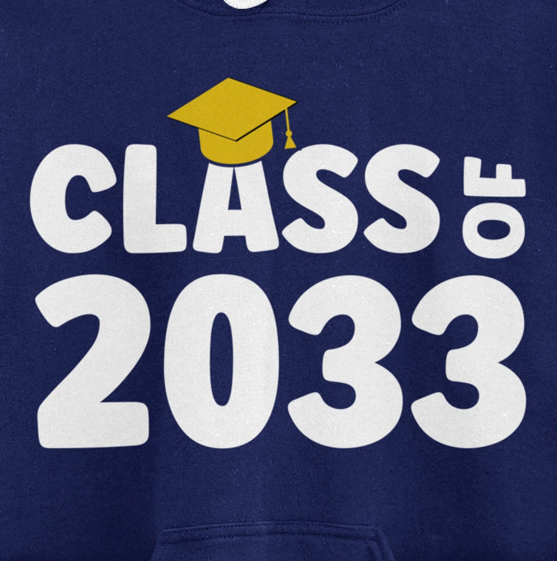 Preschool First Day Of School Kindergarten Class Of 2033 Pullover Hoodie