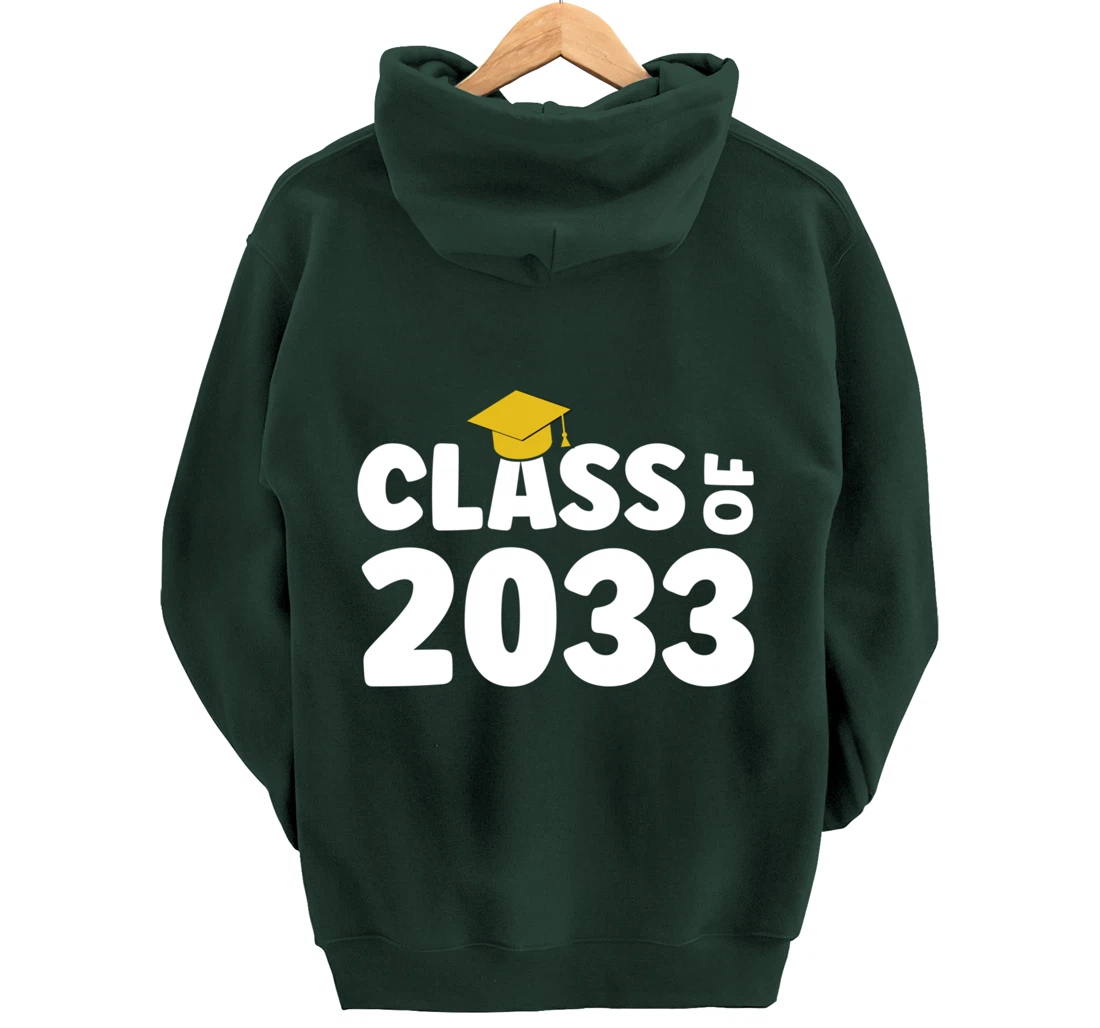 Preschool First Day Of School Kindergarten Class Of 2033 Pullover Hoodie