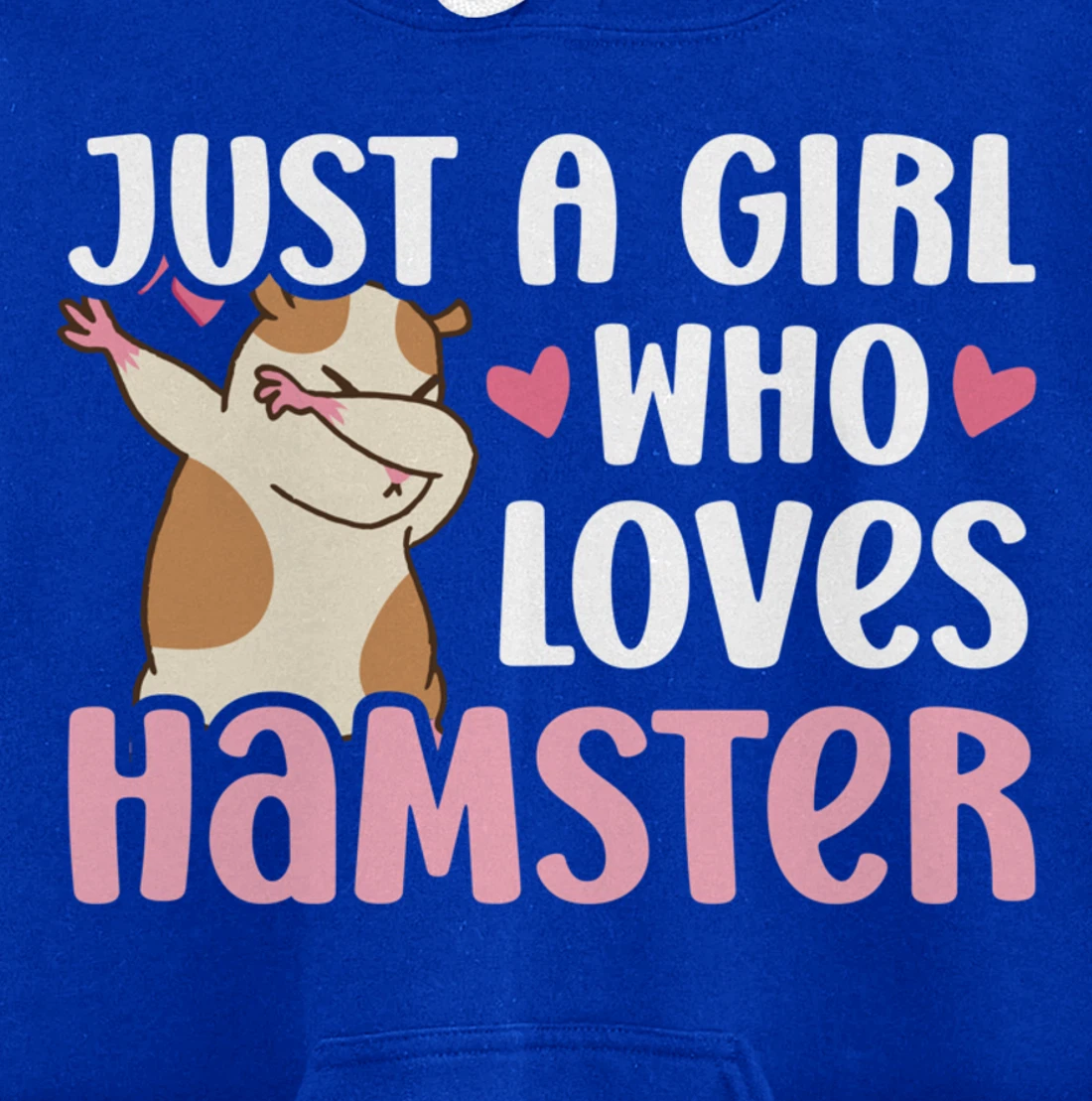 Hamster Lover Girl Women Cute Dabbing Hamster Pet Owner Pullover Hoodie