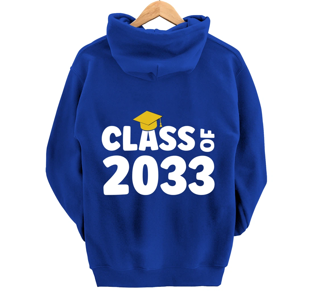 Preschool First Day Of School Kindergarten Class Of 2033 Pullover Hoodie