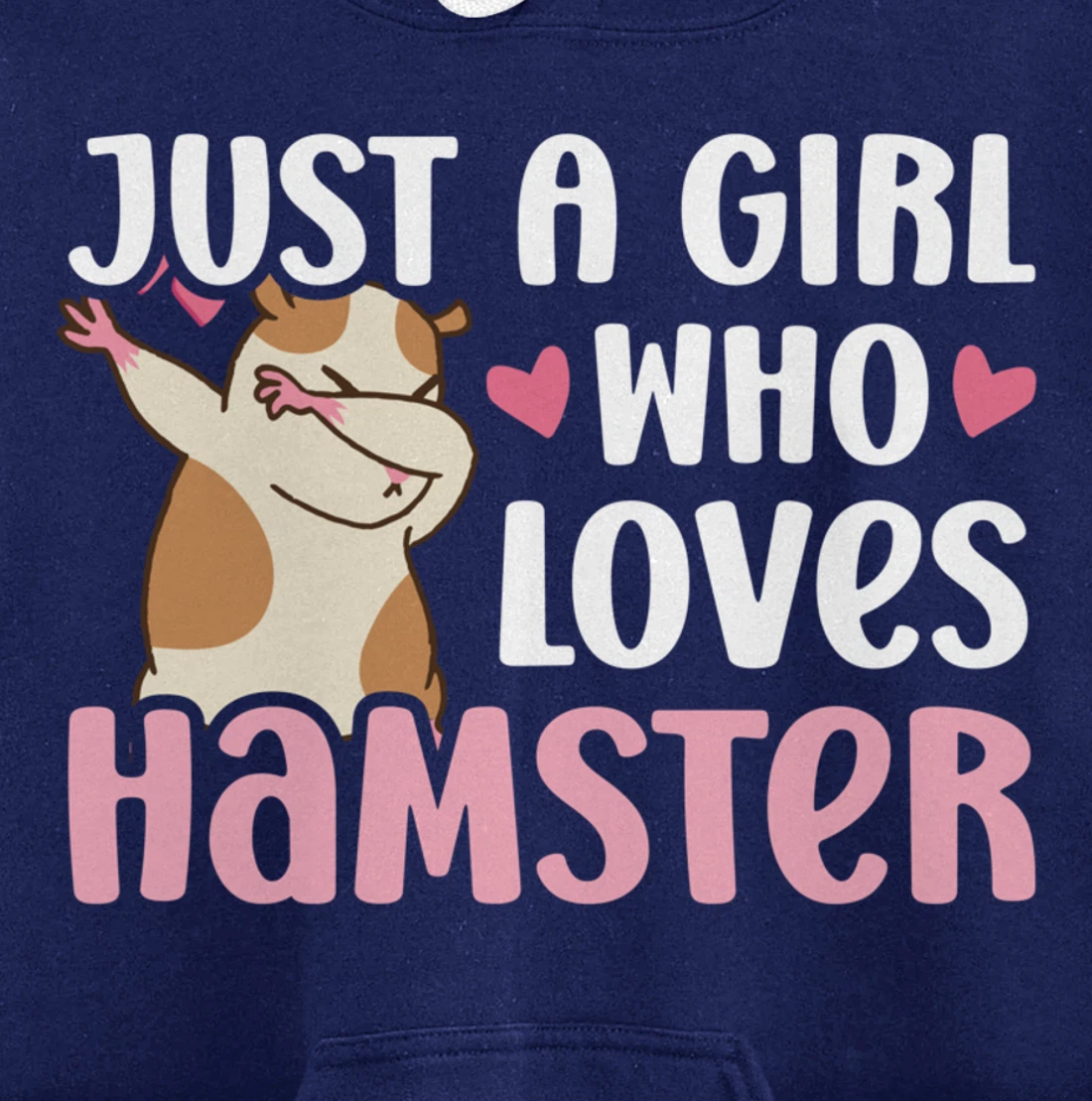 Hamster Lover Girl Women Cute Dabbing Hamster Pet Owner Pullover Hoodie